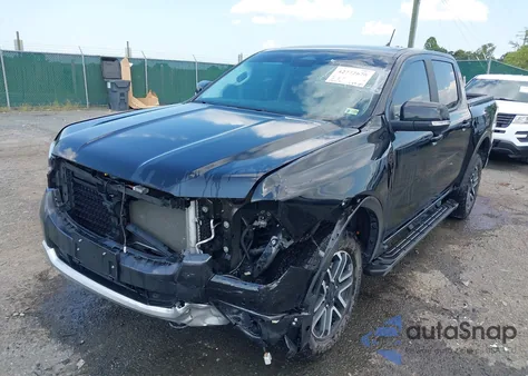 2024 Ford Ranger Lariat из США, поврежденный, VIN 1FTER4KH7RLE51461